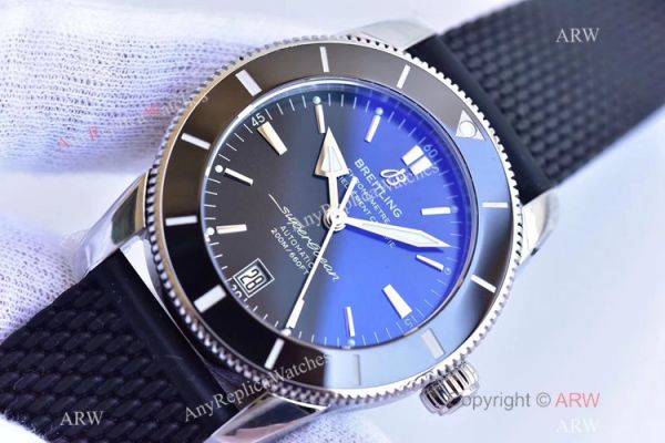 (GF) Replica Breitling Superocean Heritage II 9015 Watch Black Rubber Strap (GF) Replica Breitling Superocean Heritage II 9015 Watch Black Rubber Strap