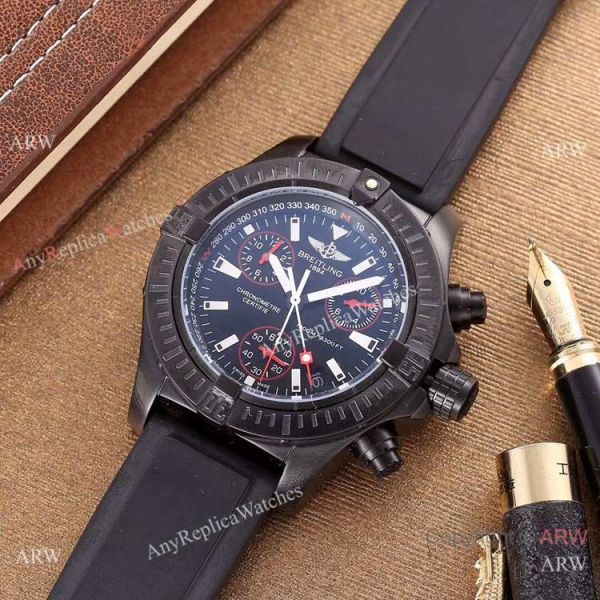 Japan Grade Copy Breitling Avenger Seawolf Chronograph Watches Black Rubber Strap Japan Grade Copy Breitling Avenger Seawolf Chronograph Watches Black Rubber Strap