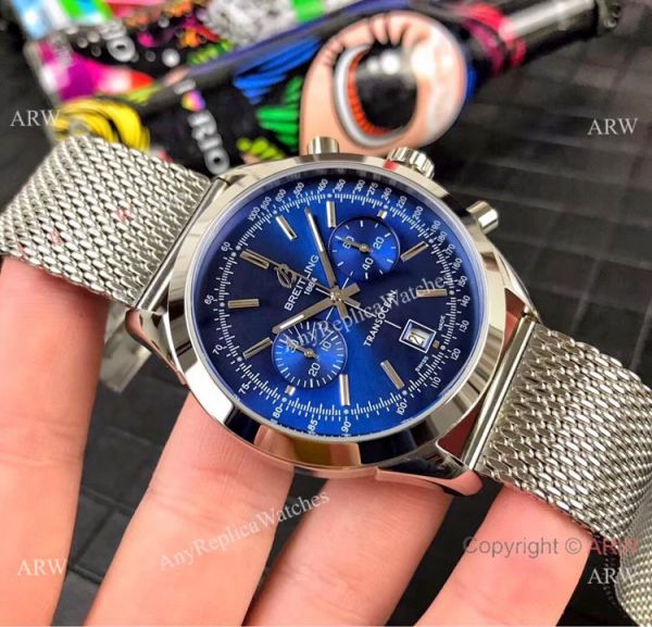 Clone Breitling Transocean Chronograph Watch Stainless Steel White Face 45mm Clone Breitling Transocean Chronograph Watch Stainless Steel White Face 45mm