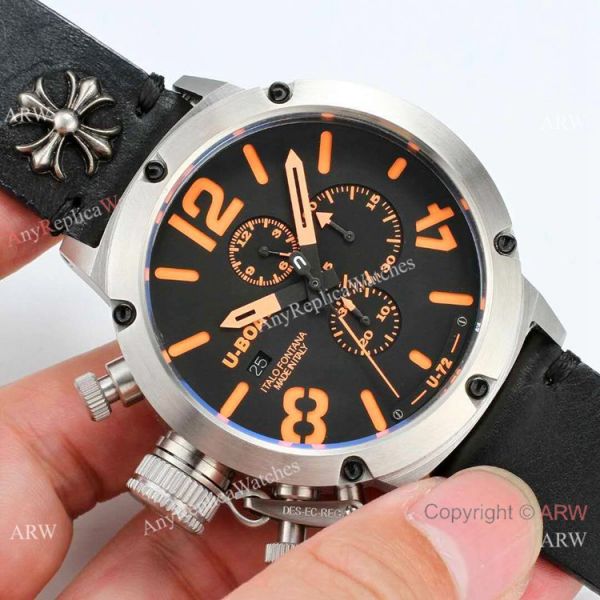 Best Replica U-Boat Classico U-72 Chronograph watches SS Yellow Leather Strap Best Replica U-Boat Classico U-72 Chronograph watches SS Yellow Leather Strap