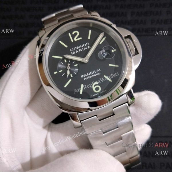 Panerai Luminor PAM00104 Stainless Steel Knock Off Watches from China Panerai Luminor PAM00104 Stainless Steel Knock Off Watches from China