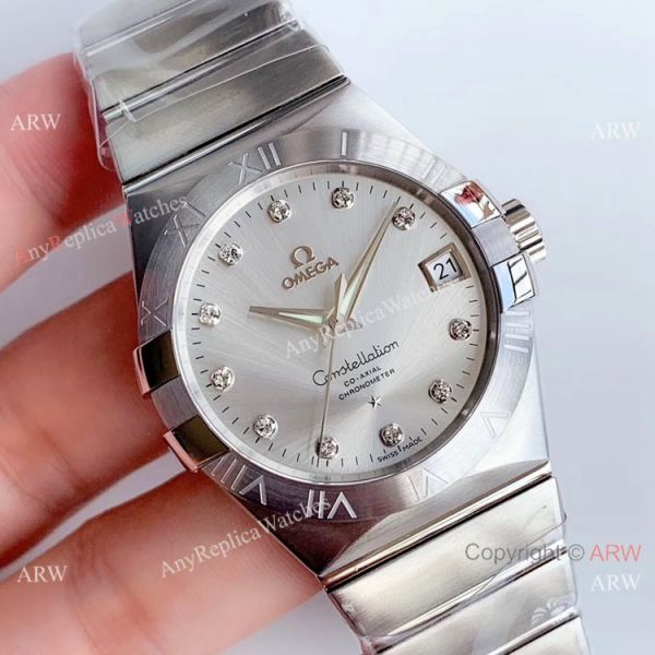 Super Clone Omega Constellation Stainless Steel Silver Dial 8500 Watch VSF 1:1 Best Edition Super Clone Omega Constellation Stainless Steel Silver Dial 8500 Watch VSF 1:1 Best Edition