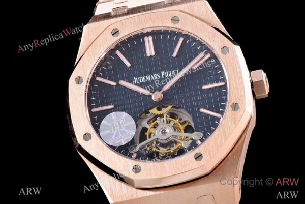 JF Replica Audemars Piguet Royal Oak 26510 Watch Rose Gold Blue Face 41mm JF Replica Audemars Piguet Royal Oak 26510 Watch Rose Gold Blue Face 41mm