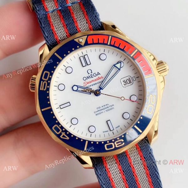 OM Factory Omega Commanders 007 James Bond Watch Replica Yellow Gold OM Factory Omega Commanders 007 James Bond Watch Replica Yellow Gold