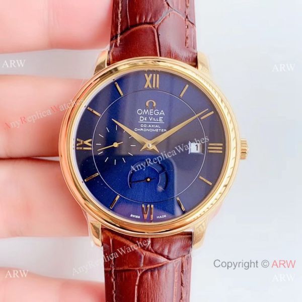 (DV) Swiss Grade Omega De Ville Prestige Yellow Gold Power Reserve Copy Watch (DV) Swiss Grade Omega De Ville Prestige Yellow Gold Power Reserve Copy Watch