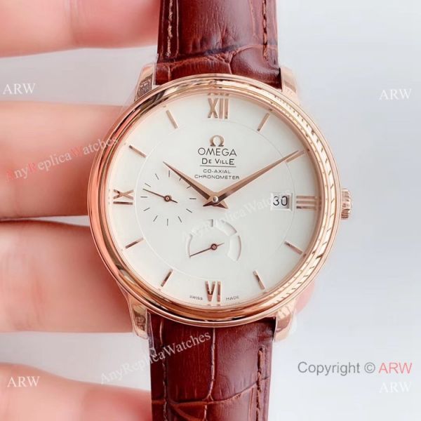 DV Replica Omega De Ville Prestige Co?Axial Power Reserve Watch Rose Gold 39.5mm DV Replica Omega De Ville Prestige Co?Axial Power Reserve Watch Rose Gold 39.5mm