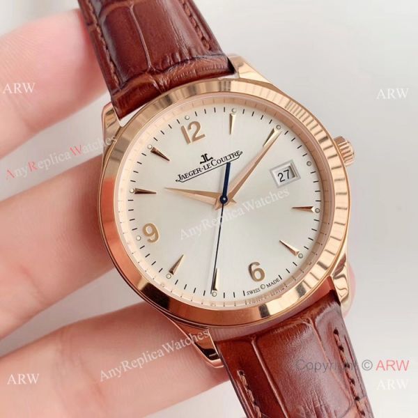 Swiss Copy Jaeger-LeCoultre Master Control Q1548420 Rose Gold White Watch ZF Factory Swiss Copy Jaeger-LeCoultre Master Control Q1548420 Rose Gold White Watch ZF Factory