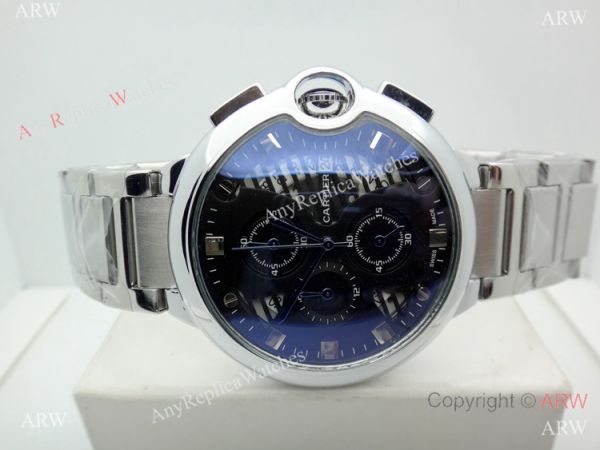 Cartier Ballon Bleu De Stainless Steel Chronograph Watch Replica Cartier Ballon Bleu De Stainless Steel Chronograph Watch Replica