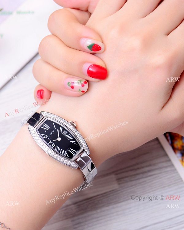 New Copy Cartier Mini Tonneau Stainless Steel White Dial 25mm Watches New Copy Cartier Mini Tonneau Stainless Steel White Dial 25mm Watches