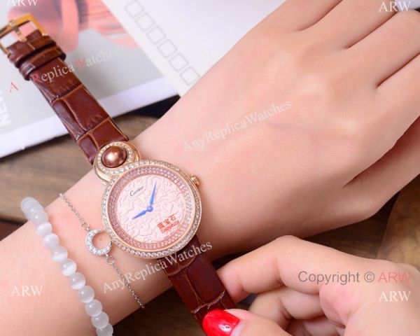 Higher Quality Cartier Ladies 35mm Watch Stainless Steel Diamond Higher Quality Cartier Ladies 35mm Watch Stainless Steel Diamond