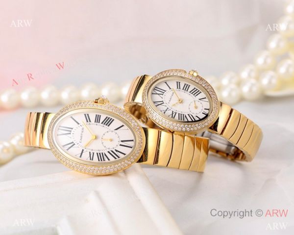 Best Quality Copy Cartier Baignoire Lovers Watch Rose Gold Black Dial Best Quality Copy Cartier Baignoire Lovers Watch Rose Gold Black Dial