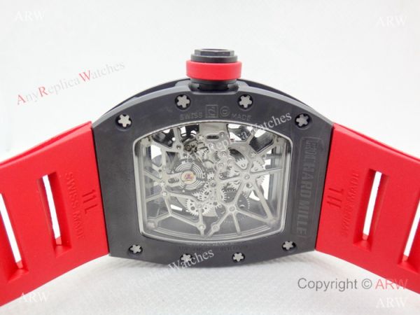 Richard Mille AAA Watches RM035 AMERICAS Red Rubber Strap Richard Mille AAA Watches RM035 AMERICAS Red Rubber Strap