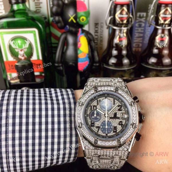 Buy Royal Oak Offshore Limited Edition AP Iced Out Replica Watch Buy Royal Oak Offshore Limited Edition AP Iced Out Replica Watch