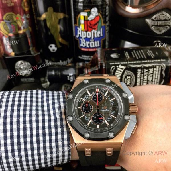 Japan Grade Copy Audemars Piguet Royal Oak offshore Michael Schumacher Watch Rose Gold Japan Grade Copy Audemars Piguet Royal Oak offshore Michael Schumacher Watch Rose Gold