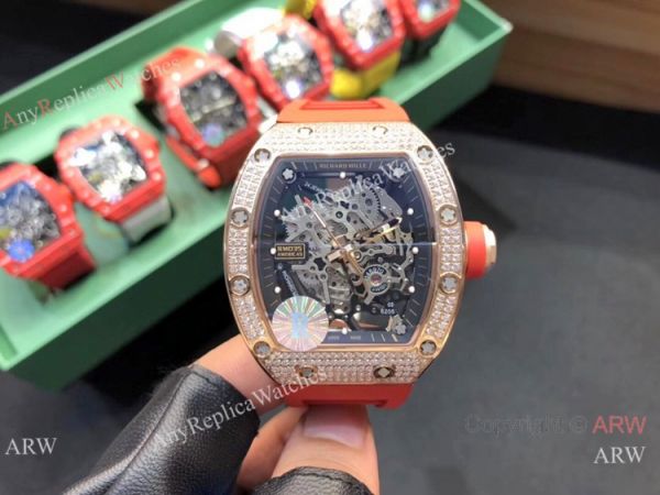 Replica Richard Mille RM035-Americas Rose Gold Diamond Watches Replica Richard Mille RM035-Americas Rose Gold Diamond Watches