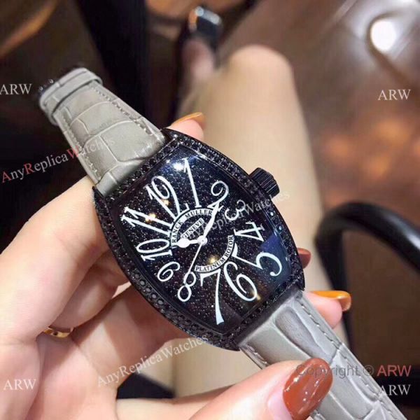 Franck Muller Platinum Rotor Black Diamond Men Watch Knock off Watches China Franck Muller Platinum Rotor Black Diamond Men Watch Knock off Watches China