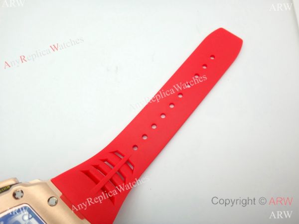 Richard Mille Flyback RM 11-03 Replica Watches Rose Gold Red Rubber Band Richard Mille Flyback RM 11-03 Replica Watches Rose Gold Red Rubber Band