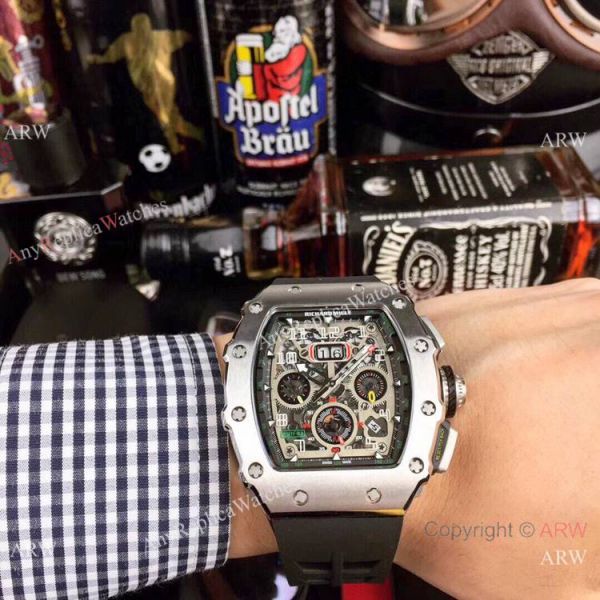 New Richard Mille Flyback RM 11-03 Replica Watches All Black New Richard Mille Flyback RM 11-03 Replica Watches All Black