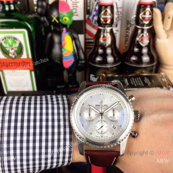 2019 Replica Breitling Navitimer Chronograph Blue Dial Blue Leather Band Watches 2019 Replica Breitling Navitimer Chronograph Blue Dial Blue Leather Band Watches