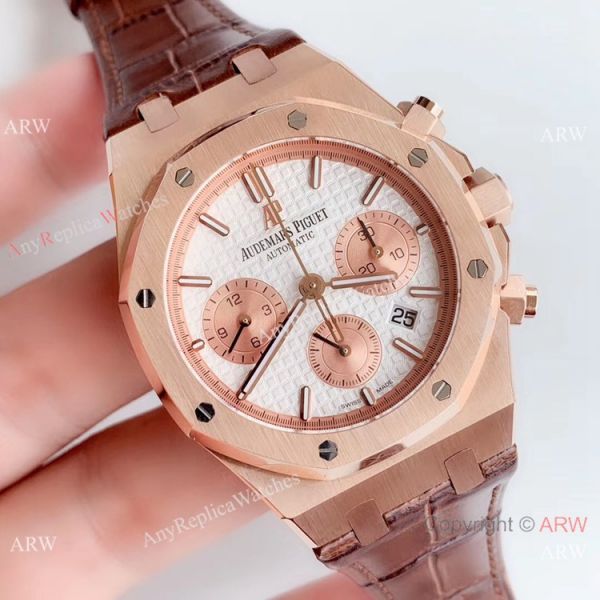 Swiss Copy Audemars Piguet Royal Oak Chronograph BF Asia 7750 Watch Rose Gold Swiss Copy Audemars Piguet Royal Oak Chronograph BF Asia 7750 Watch Rose Gold
