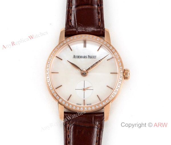GBF Replica Audemars Piguet Jules Audemars Cal.3090 Watch Rose Gold White MOP Dial GBF Replica Audemars Piguet Jules Audemars Cal.3090 Watch Rose Gold White MOP Dial