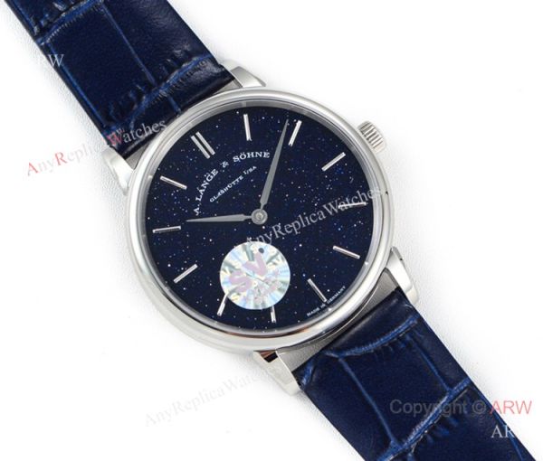 A Lange Sohne Saxonia Thin Swiss 2892 Replica watch New Blue Face A Lange Sohne Saxonia Thin Swiss 2892 Replica watch New Blue Face