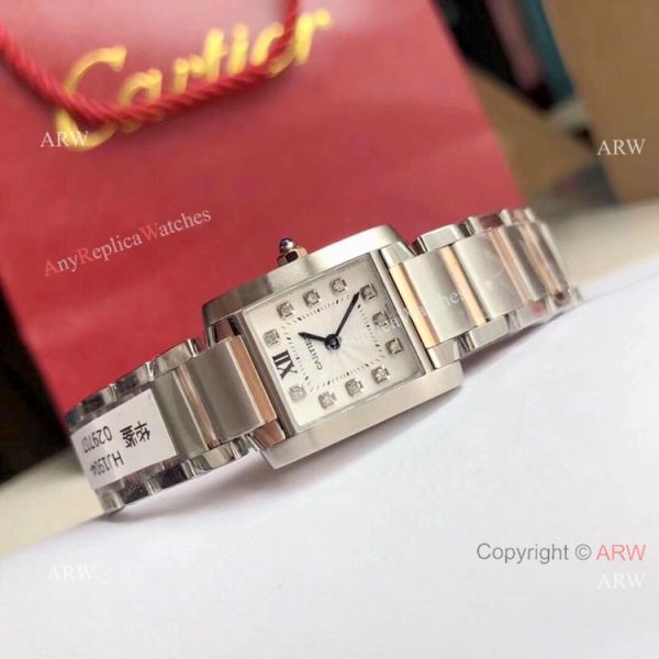 Copy Cartier Tank CC708177 Two Tone Rose Gold 25mm watch for Sale Copy Cartier Tank CC708177 Two Tone Rose Gold 25mm watch for Sale
