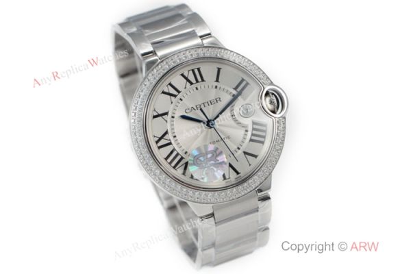 (CR) Swiss Grade Ballon Bleu de Cartier Watch Copy Stainless Steel 42mm (CR) Swiss Grade Ballon Bleu de Cartier Watch Copy Stainless Steel 42mm
