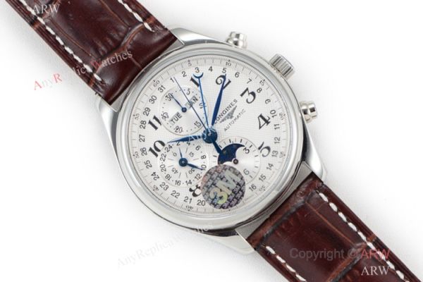 Longines Master Collection Moonphase SS Brown Leather Strap Watch Swiss Grade 1 Longines Master Collection Moonphase SS Brown Leather Strap Watch Swiss Grade 1