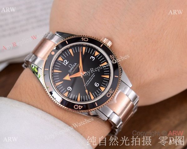 Omega Seamaster 300 Spectre Watch Replica 2-Tone Blue Ceramic Omega Seamaster 300 Spectre Watch Replica 2-Tone Blue Ceramic