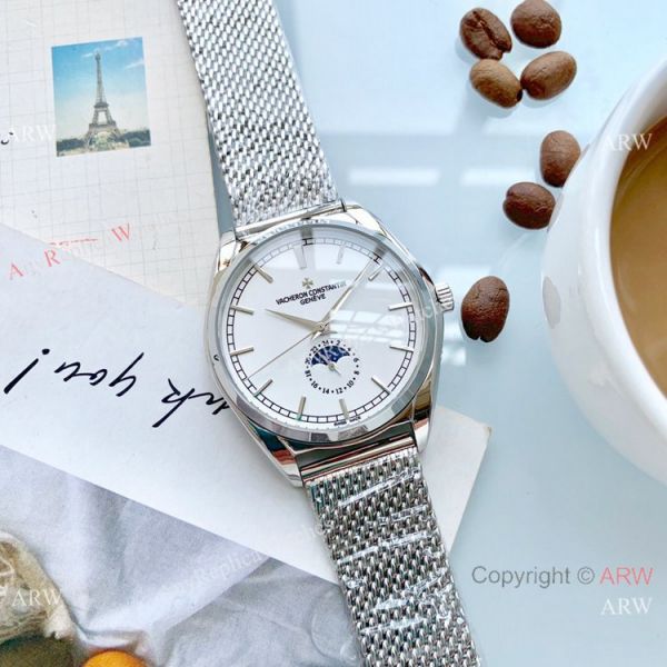 Vacheron Constantin Replika Watch Rose Gold Moonphase Vacheron Constantin Replika Watch Rose Gold Moonphase
