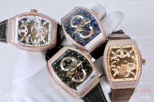 Clone Franck Muller Vanguard Yachting Anchor Skeleton Diamond Watch ARW Watches Clone Franck Muller Vanguard Yachting Anchor Skeleton Diamond Watch ARW Watches