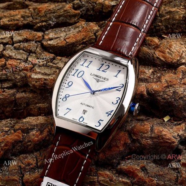 Copy Longines Evidenza Men Watches Black Dial Black Leather Strap Copy Longines Evidenza Men Watches Black Dial Black Leather Strap
