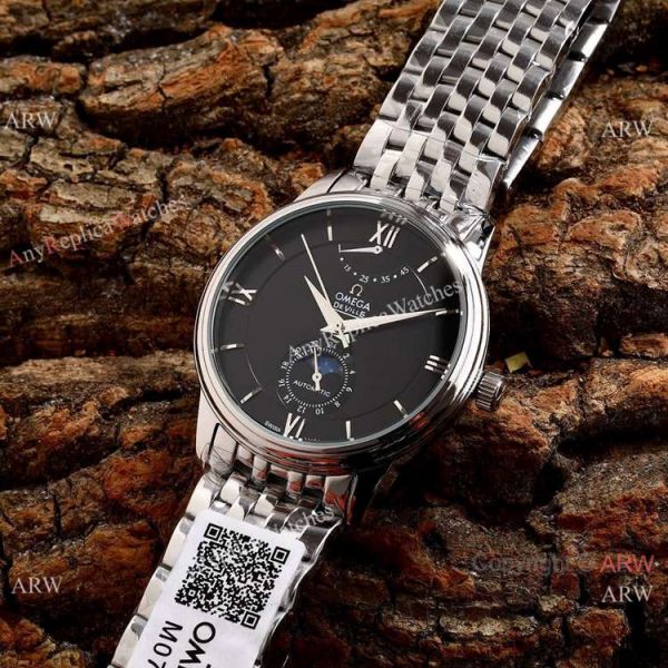 Omega De Ville Fake 40mm Watch 2-Tone Rose Gold Moonphase Omega De Ville Fake 40mm Watch 2-Tone Rose Gold Moonphase