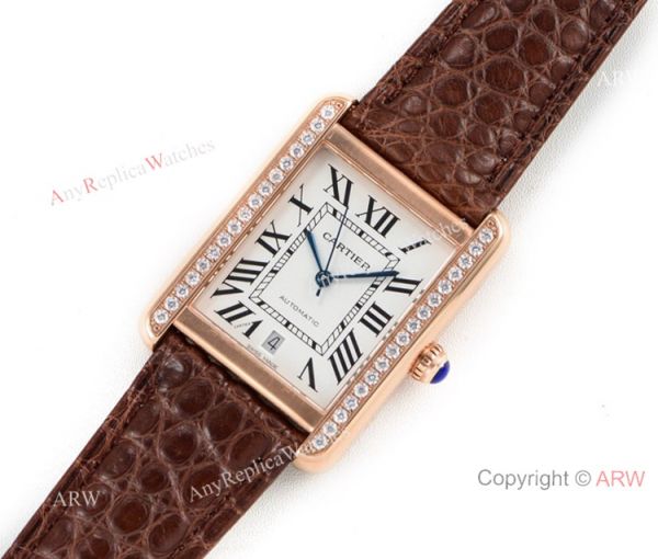 (ER) Swiss Replica Cartier Tank Solo Automatic White Dial Rose Gold Watch 31mm (ER) Swiss Replica Cartier Tank Solo Automatic White Dial Rose Gold Watch 31mm