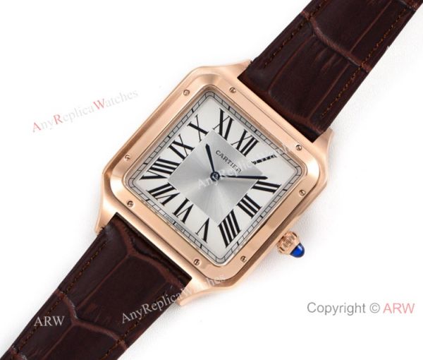 Swiss 9015 Cartier Santos-Dumont Rose Gold Watch New Cartier Watches Swiss 9015 Cartier Santos-Dumont Rose Gold Watch New Cartier Watches