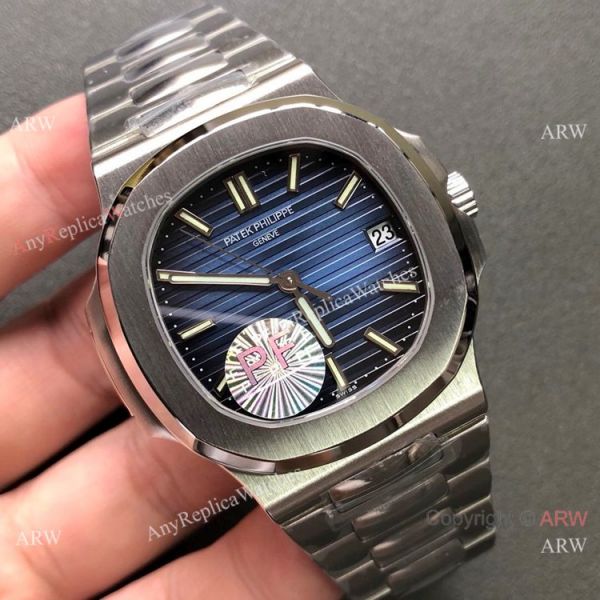 PF Factory V2 Swiss Patek Philippe Nautilus Copy Watch Stainless Steel Blue Dial PF Factory V2 Swiss Patek Philippe Nautilus Copy Watch Stainless Steel Blue Dial