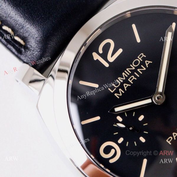 (VS) Swiss Replica Panerai Luminor 1950 Marina SS Black Dial Watch 44mm (VS) Swiss Replica Panerai Luminor 1950 Marina SS Black Dial Watch 44mm