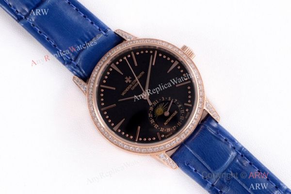 (VC) Swiss Vacheron Constantin Patrimony Moon 32mm Watch Rose Gold Vacheron Constantin Geneve Fake Wrist (VC) Swiss Vacheron Constantin Patrimony Moon 32mm Watch Rose Gold Vacheron Constantin Geneve Fake Wrist