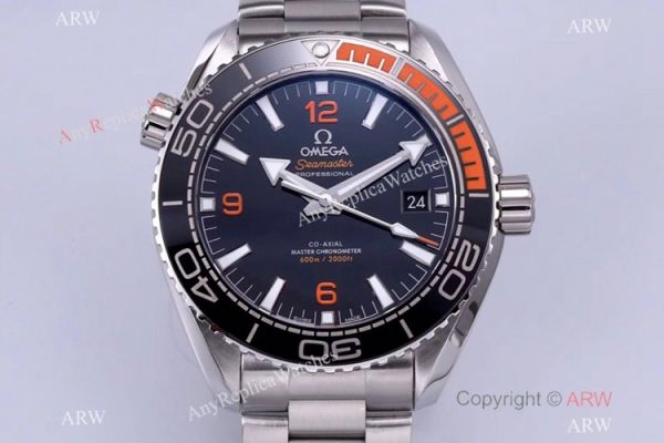 (VSF)Omega Seamaster Super Clone Planet Ocean 600M Watch Black and Orange Ceramic Bezel (VSF)Omega Seamaster Super Clone Planet Ocean 600M Watch Black and Orange Ceramic Bezel