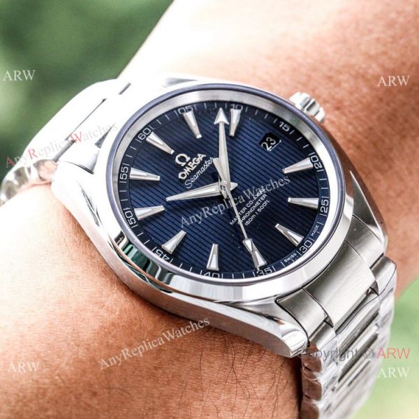 (VS)Swiss Grade Omega Seamaster Aqua Terra Copy 8500 watch Stainless Steel Blue Dial (VS)Swiss Grade Omega Seamaster Aqua Terra Copy 8500 watch Stainless Steel Blue Dial