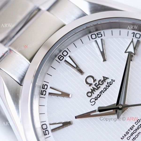 (VSF)Omega Seamaster Aqua Terra Copy Watch SS White Dial (VSF)Omega Seamaster Aqua Terra Copy Watch SS White Dial