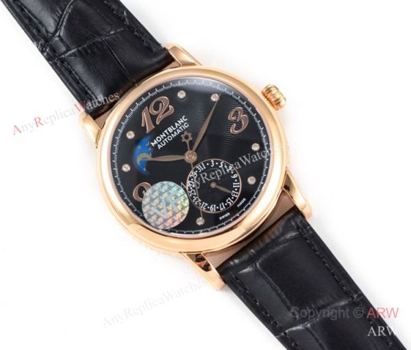 2019 New Replica Montblanc Star Legacy Moon Phase Rose Gold Watch Swiss 9015 2019 New Replica Montblanc Star Legacy Moon Phase Rose Gold Watch Swiss 9015
