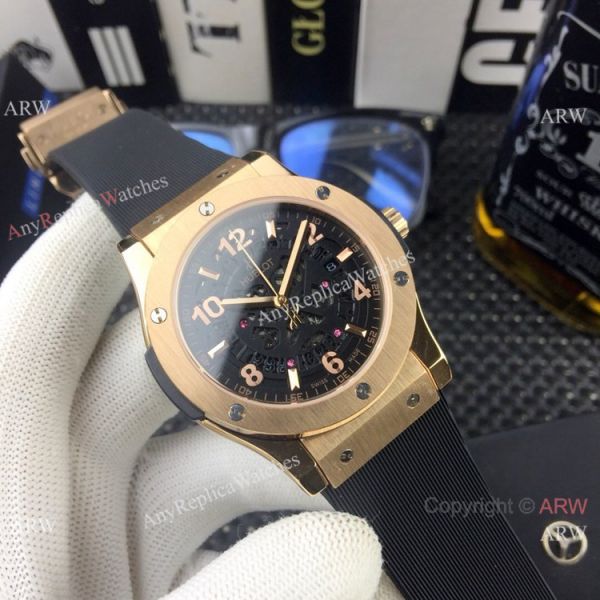 Copy Hublot Classic Fusion Skeleton Face Rose Gold Watch 2019 New Copy Hublot Classic Fusion Skeleton Face Rose Gold Watch 2019 New