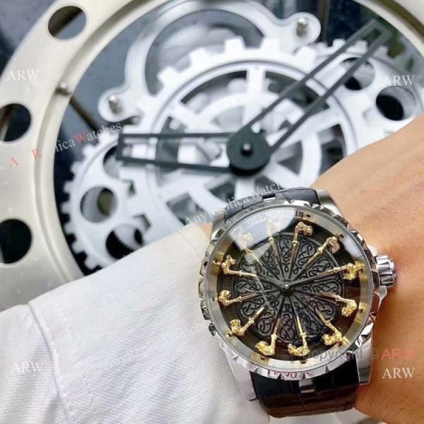New Copy Roger Dubuis Excalibur RDDBEX0495 SS Gray Dial Watch New Copy Roger Dubuis Excalibur RDDBEX0495 SS Gray Dial Watch