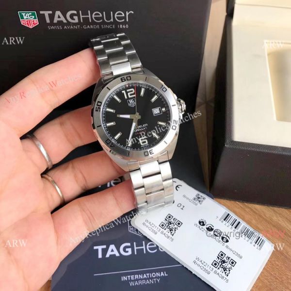 Swiss Tag Heuer Formula 1 CALIBRE 5 Bracelet Stainless Steel Black Face Swiss Tag Heuer Formula 1 CALIBRE 5 Bracelet Stainless Steel Black Face