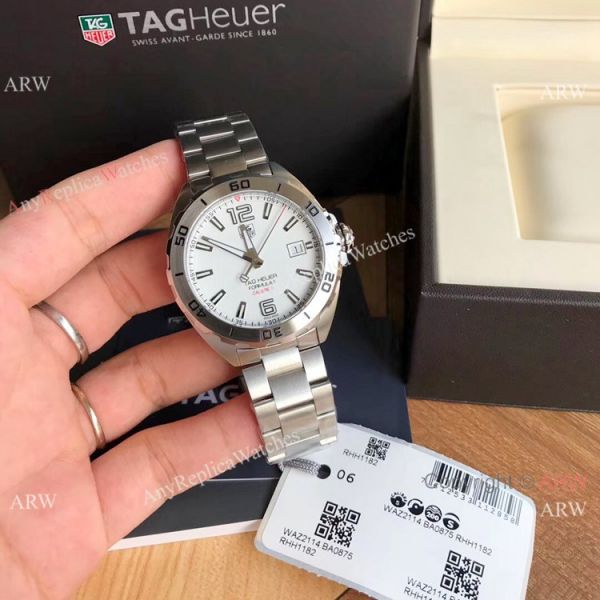 Swiss Replica Tag Heuer Formula 1 CALIBRE 5 White Dial Bracelet 2019 New Swiss Replica Tag Heuer Formula 1 CALIBRE 5 White Dial Bracelet 2019 New