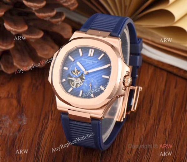 Copy Patek Philippe Nautilus Flying Tourbillon 42mm Watch White Rubber Band Copy Patek Philippe Nautilus Flying Tourbillon 42mm Watch White Rubber Band