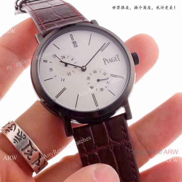 New Copy Piaget Altiplano Watch Black Case Leather Strap New Copy Piaget Altiplano Watch Black Case Leather Strap