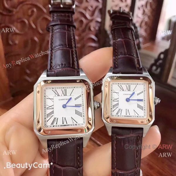 Japan Grade New Cartier Watches Cartier Santos Dumont 2 Tone Rose Gold Japan Grade New Cartier Watches Cartier Santos Dumont 2 Tone Rose Gold